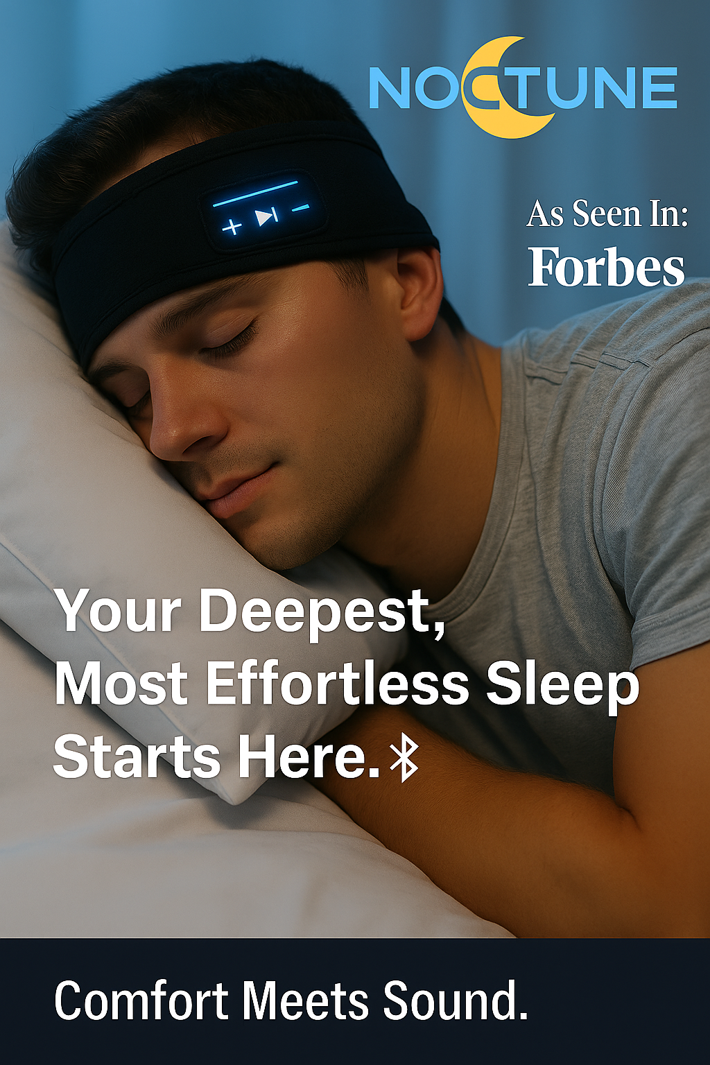 NOCTUNE Bluetooth Headband - DreamBand Deep Sleep Edition