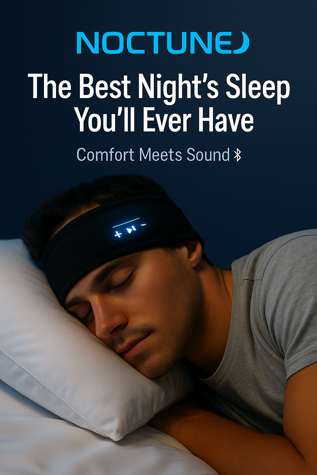 NOCTUNE Bluetooth Headband - DreamBand Deep Sleep Edition
