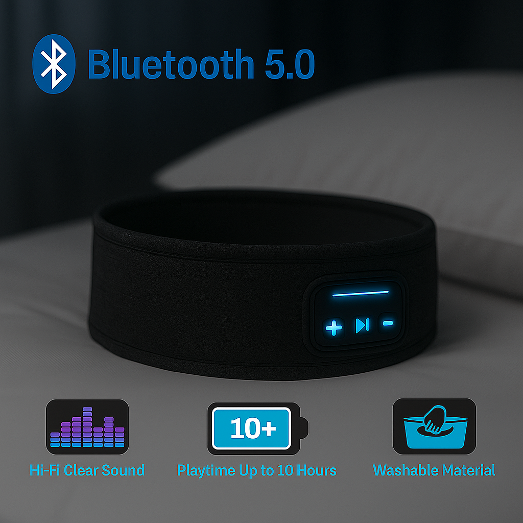 NOCTUNE Bluetooth Headband - DreamBand Deep Sleep Edition